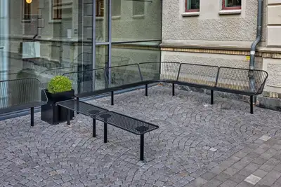 NOLA : ASSISE MODULAIRE SEULE AVEC DOSSIER KORG - section gauche de départ/arrivée, ref U12-35CC/VÄ