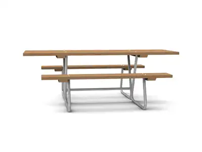 NOLA : TABLE PICNIC ADAPTÉ FAUTEUILS PMR- 230cm, ref U02-09/RULL