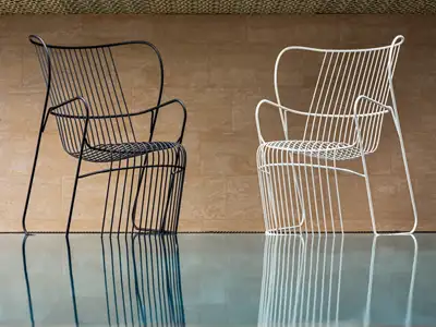 NOLA : CHAISE KASKAD AVEC ACCOUDOIRS, ref U11-82C