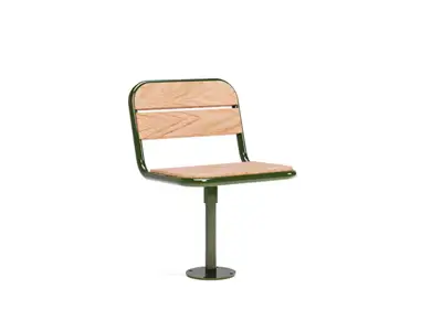 NOLA : CHAISE PIVOTANTE GRY - pin Linax - à spitter, ref U14-12SNNCLIN