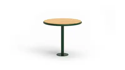 NOLA : TABLE RONDE GRY ø80cm - pin Linax - à spitter, ref U14-20NCLIN