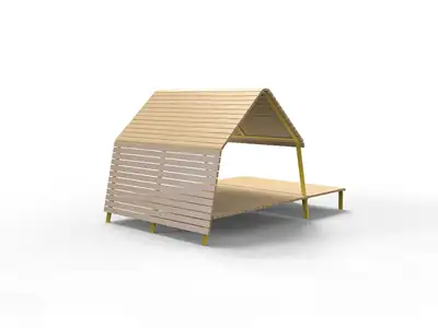 NOLA : ABRI SHELTER - avec plateforme allongée, ref U16-77