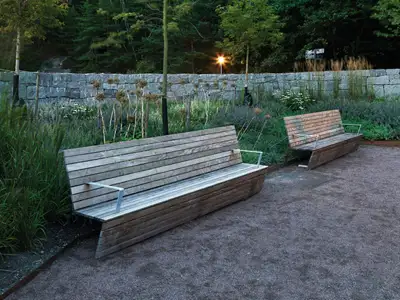NOLA : BANC ORIGAMI - chêne huilé, ref U19-50E