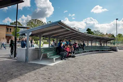 NOLA : ASSISE GRADIN WEMBLEY PARK - pin peint, ref U22-36