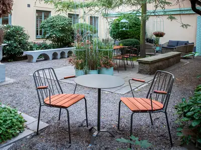 NOLA : CHAISE ROUSSEAU AVEC ACCOUDOIRS - chêne huilé, ref U80-70ACEK