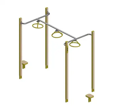 PLAYPARC : OCR - ROUES DE SUSPENSION, ref 1203414_2