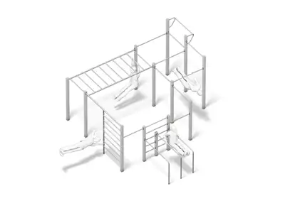 PLAYPARC : 4FCIRCLE® Calisthenics - ALLROUND, ref 1206100