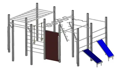 PLAYPARC : 4FCIRCLE® Calisthenics - CUBE, ref 1206104