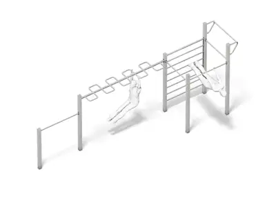 PLAYPARC : 4FCIRCLE® Calisthenics - GET UP, ref 1206179