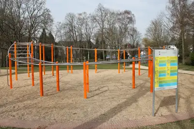 PLAYPARC : 4FCIRCLE® Calisthenics - PARCOURS ÉCHELLE DE SUSPENSION, ref 1206250