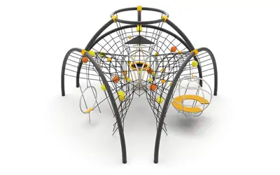 PLAYPARC : STRUCTURE DE JEUX À GRIMPER PANTHEON 2, ref 1523402