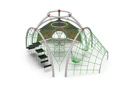 STRUCTURE DE JEUX À GRIMPER PANTHEON 3