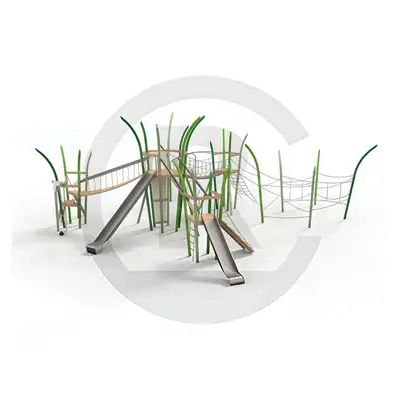 SPIEL-BAU GmbH : STRUCTURE DE JEUX BUERGERPARK, ref 0002808