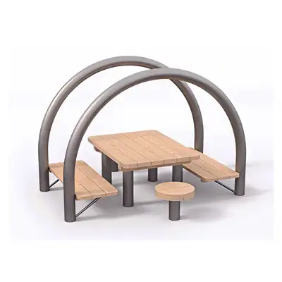SPIEL-BAU GmbH : KOBITO - ENSEMBLE TABLE ET BANCS, ref 0003788