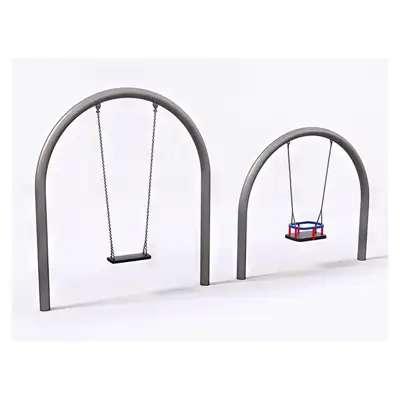 SPIEL-BAU GmbH : KOBITO - BALANÇOIRE COMBINÉE: siège plat et siège bébé, ref 0002756