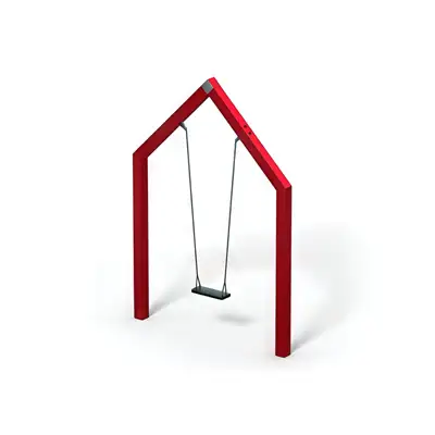 SPIEL-BAU GmbH : FRAME - BALANÇOIRE SIMPLE: siège plat, ref 0002368