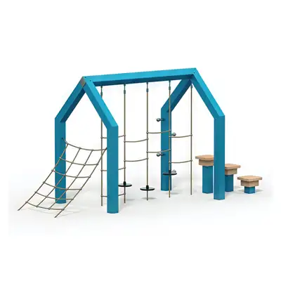 SPIEL-BAU GmbH : FRAME - STRUCTURE DE JEUX À GRIMPER, ref 0002605