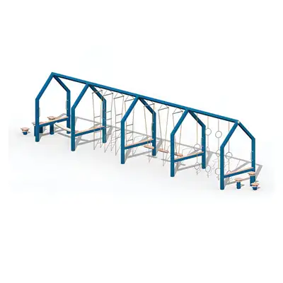SPIEL-BAU GmbH : NINJA FRAME - PARCOURS DE JEUX LICHTENHAENGER, ref 0002624