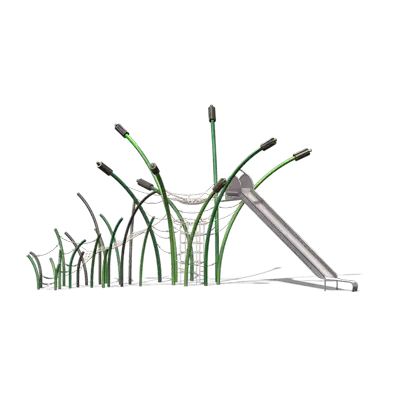 SPIEL-BAU GmbH : STRUCTURE DE JEUX ESSEN - sans décor joncs, ref 0003851