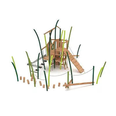 SPIEL-BAU GmbH : STRUCTURE DE JEUX BRANDENBURG IV, ref 0002406
