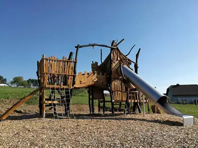 SPIELART : STRUCTURE DE JEUX CHÂTEAU CELTIQUE, ref A249