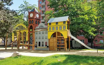 SPIELART : STRUCTURE DE JEUX DÉCOR URBAIN, ref A299