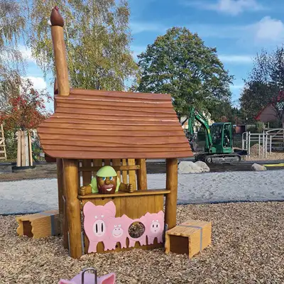 SPIELART : CABANE DE JEUX LA FERME, ref C206