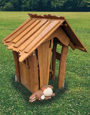 SPIELART : CABANE DE JEUX MINI CLAPIER, ref C209