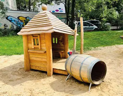 SPIELART : CABANE DE JEUX ABRI DE JARDIN, ref C236