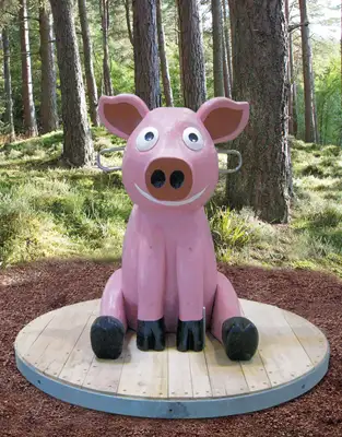 SPIELART : CARROUSEL COCHON, ref K53