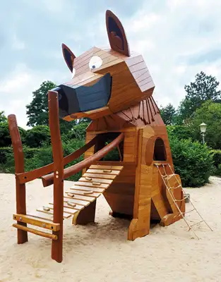 SPIELART : STRUCTURE DE JEUX BERGER ALLEMAND, ref N172