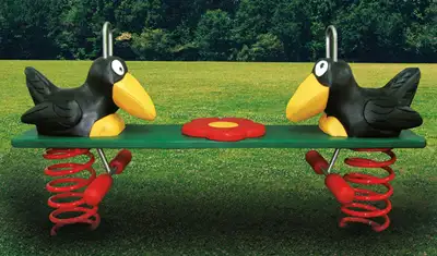 SPIELART : JEU SUR RESSORT DOUBLE CORBEAUX, ref P168