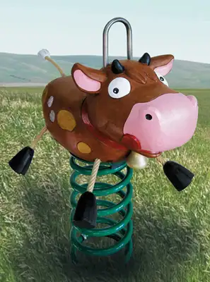 SPIELART : JEU SUR RESSORT VACHE, ref P172