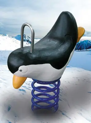 SPIELART : JEU SUR RESSORT PINGOUIN, ref P174