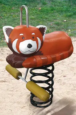 SPIELART : JEU SUR RESSORT PANDA ROUX, ref P195
