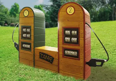 SPIELART : PANNEAU LUDIQUE STATION SERVICE, ref R105