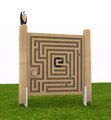 SPIELART : PANNEAU LUDIQUE LABYRINTHE, ref R124