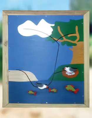 SPIELART : PANNEAU LUDIQUE RIVIÈRE, ref S21