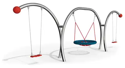 BALANÇOIRE TRIPLE SIMIUS 3 - nid