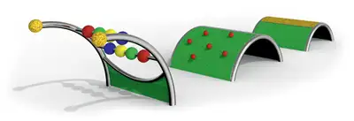 STILUM : STRUCTURE DE JEUX À GRIMPER ERIKA - ancrage 450mm, ref 515552402