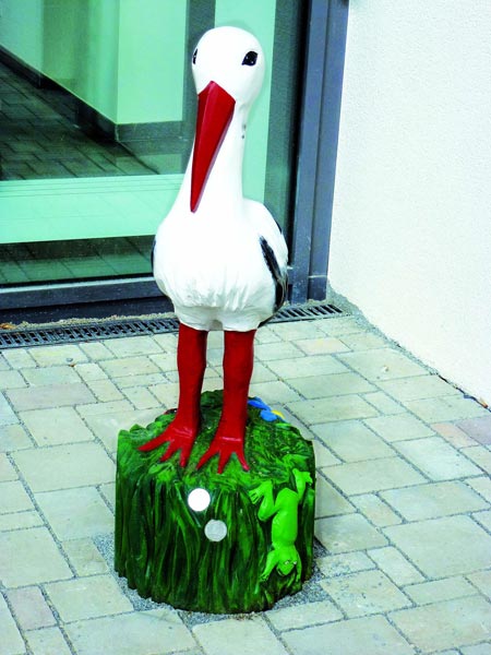 SCULPTURE CIGOGNE SPIELART