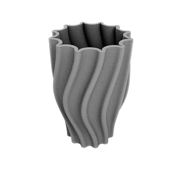 KRISTALLKLARER BLUMENKÜBEL 3D CONCRETE