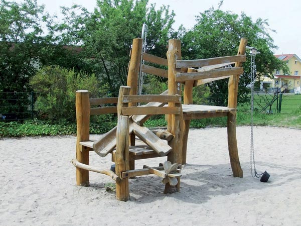 STRUCTURE DE JEUX DE SABLE CHANTIER WORTH SPIELART