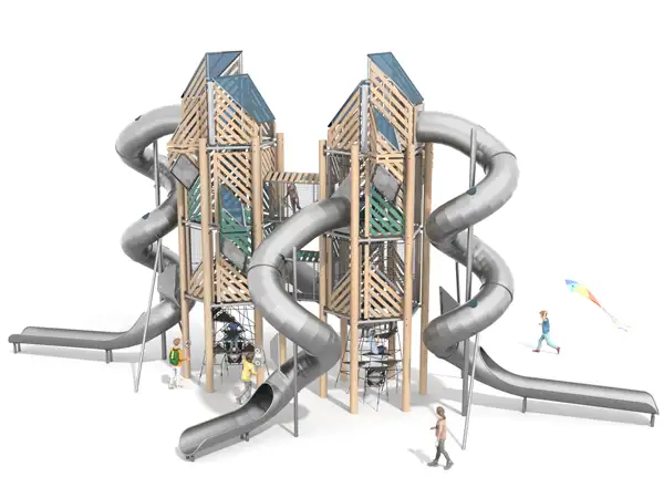 DOUBLE TOUR DE JEUX MEGA ROBINIA BUGLO PLAY