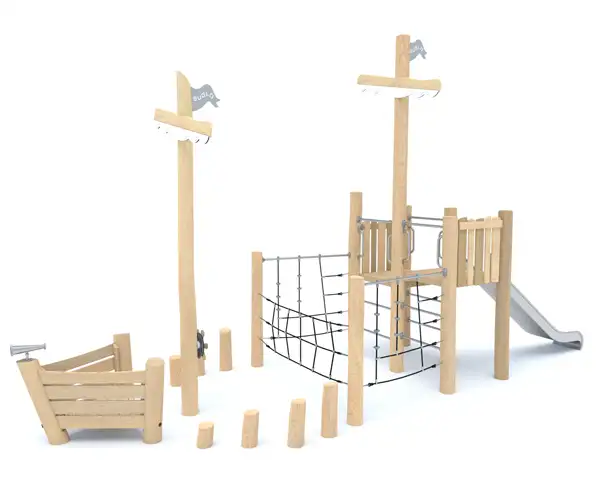 STRUCTURE DE JEUX BATEAU ROBINIA BUGLO PLAY