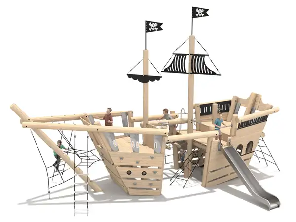 STRUCTURE DE JEUX BATEAU ROBINIA BUGLO PLAY