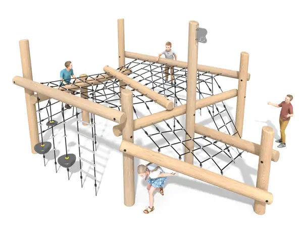 STRUCTURE DE JEUX À GRIMPER ROBINIA BUGLO PLAY