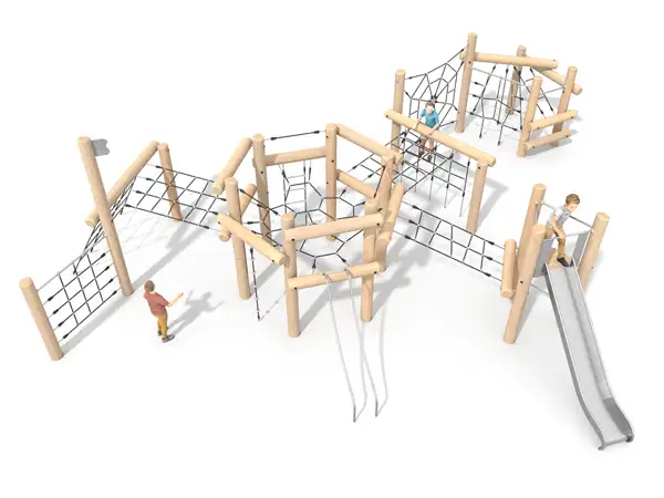 STRUCTURE DE JEUX À GRIMPER ROBINIA BUGLO PLAY