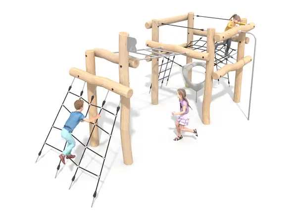STRUCTURE DE JEUX À GRIMPER ROBINIA BUGLO PLAY