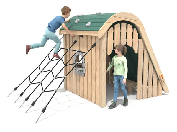 CABANE DE JEUX À GRIMPER ROBINIA BUGLO PLAY